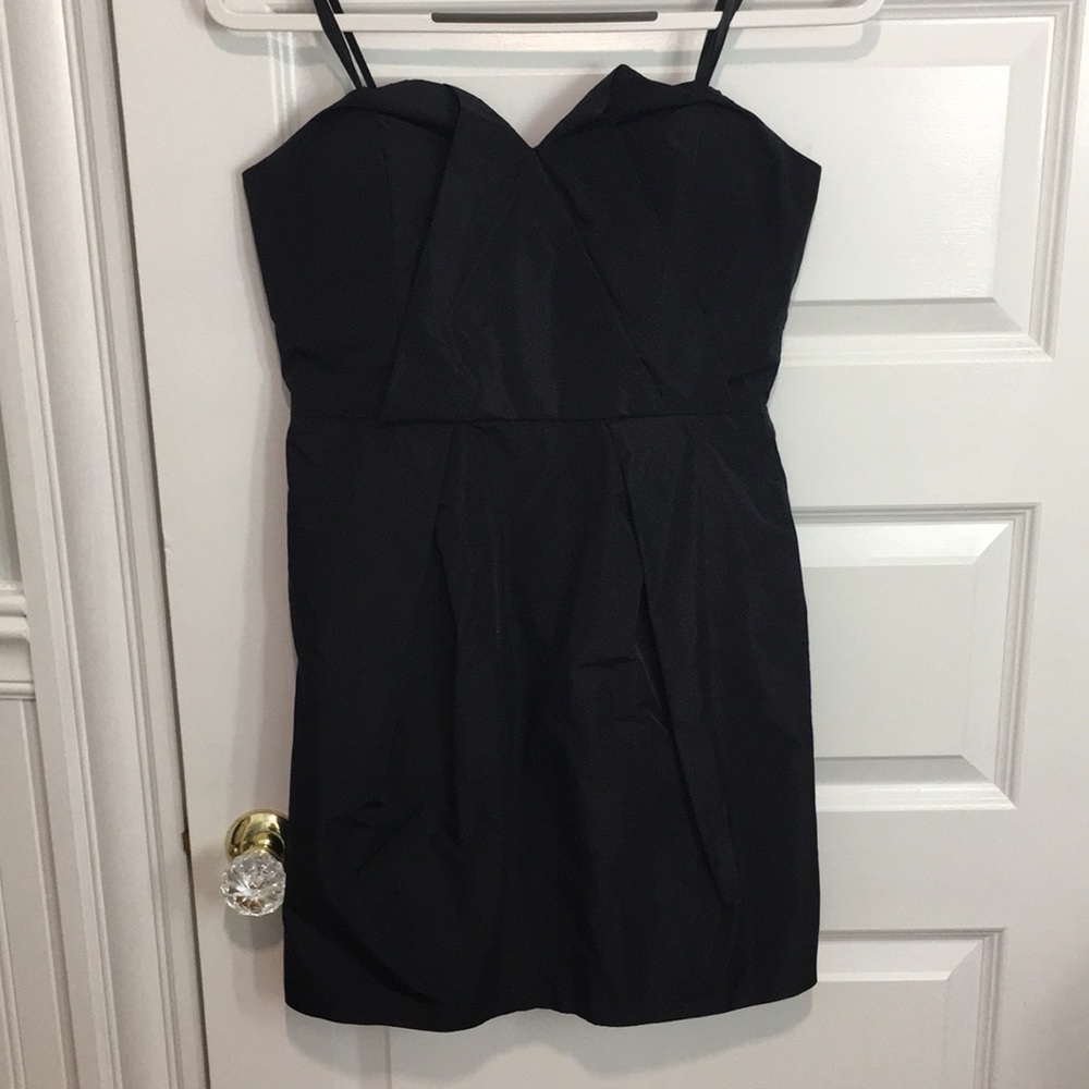 BCBGeneration strapless black mini dress size 6